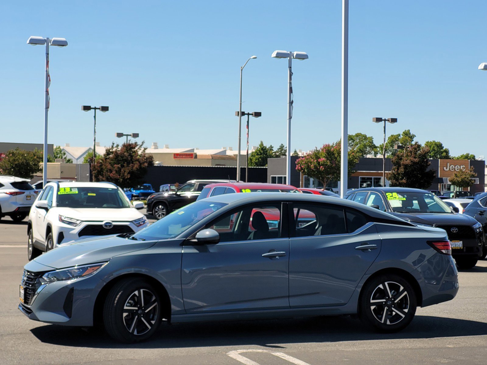 Used 2024 Atlantic Gray Metallic Nissan SV image 7