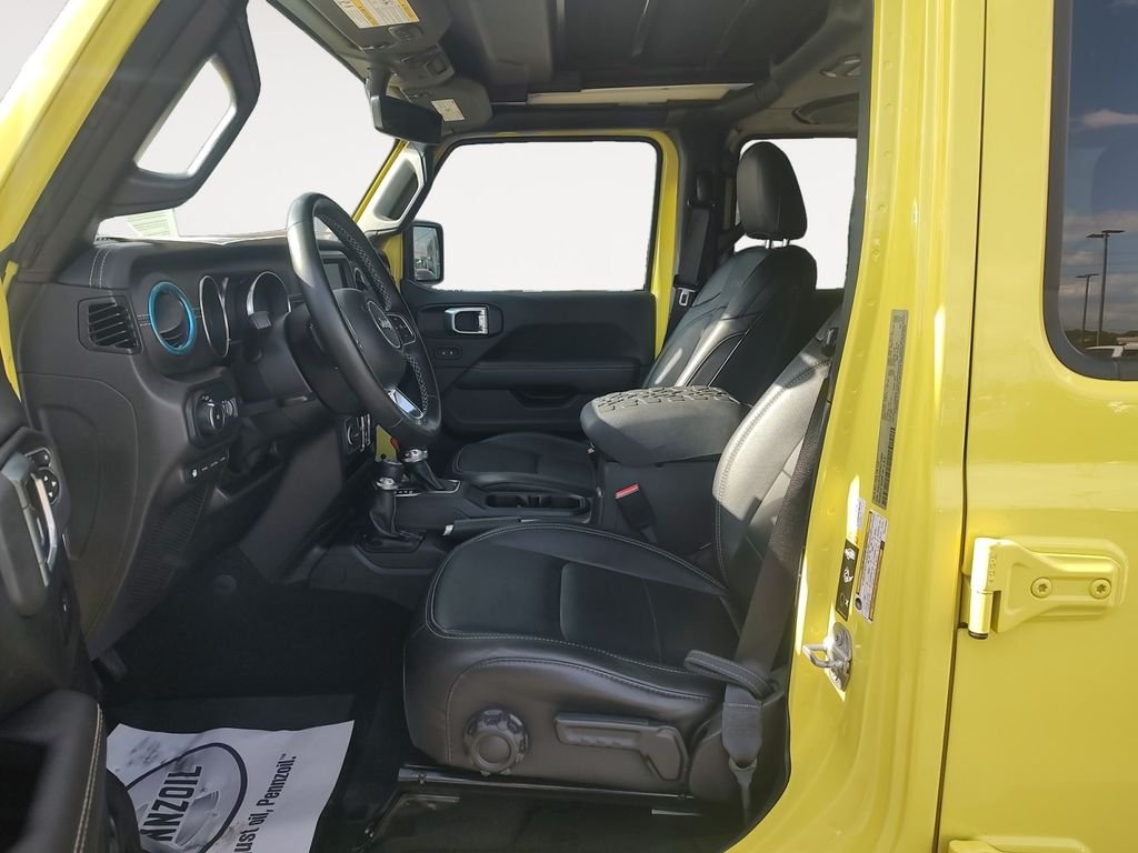 Used 2022 Yellow Jeep Unlimited Sahara 4xe image 9