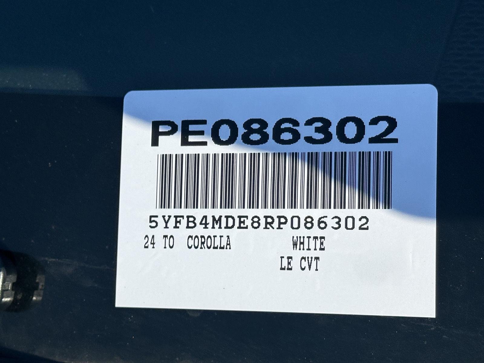 Used 2024 Ice Cap Toyota LE image 14