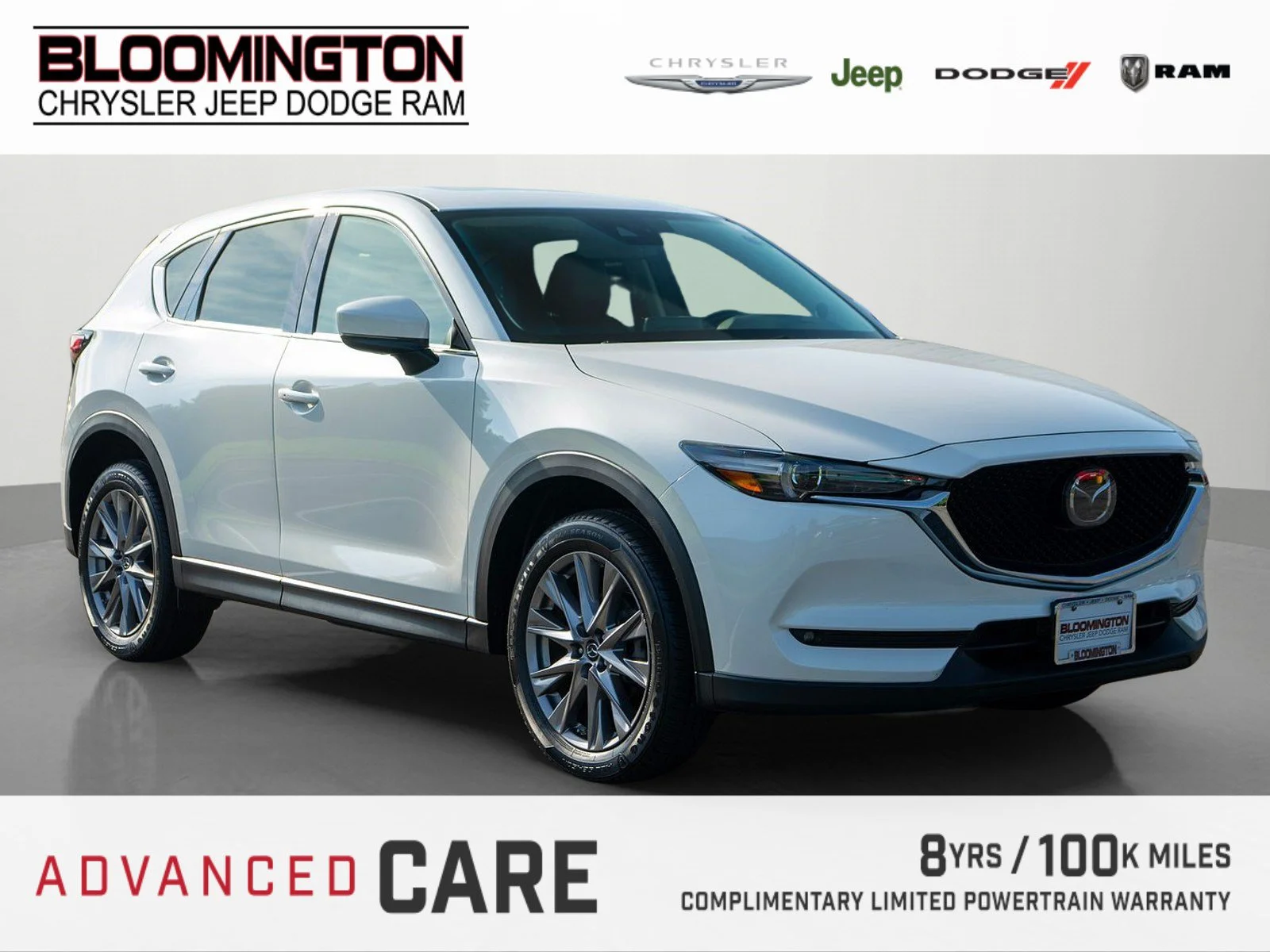 Used 2020 Snowflake White Pearl Mica Mazda Grand Touring image 1