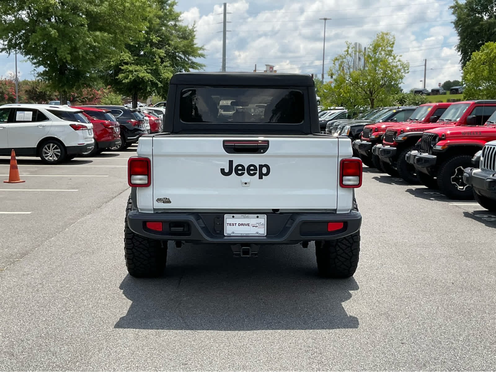 Used 2025 Bright White Clearcoat Jeep Sport image 4