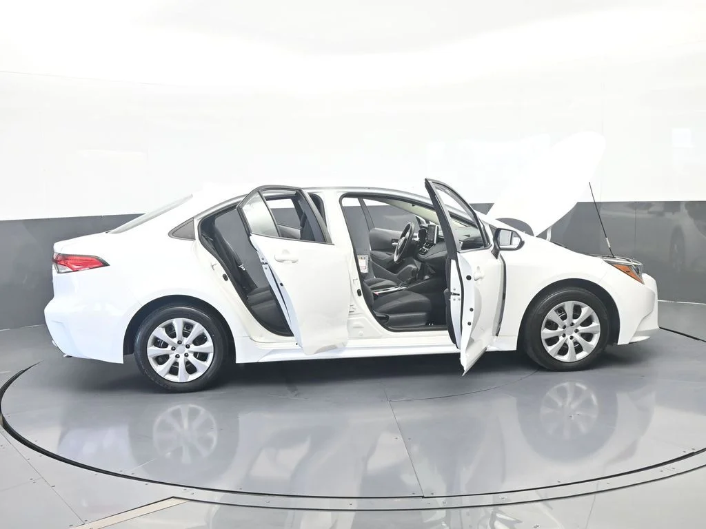 Used 2021 Super White Toyota LE image 61