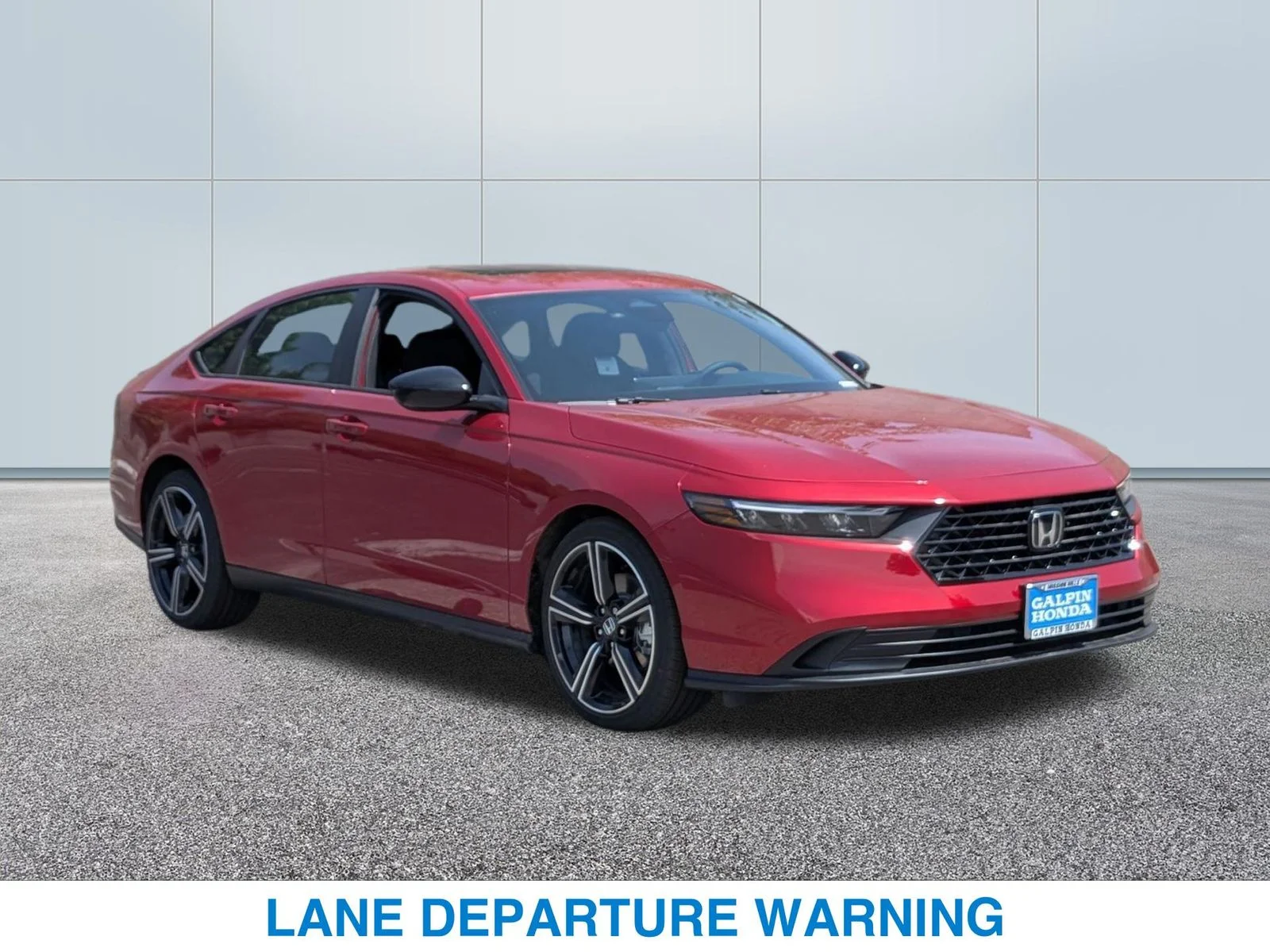 New 2026 Radiant Red Metallic Honda Sport Hybrid image 4