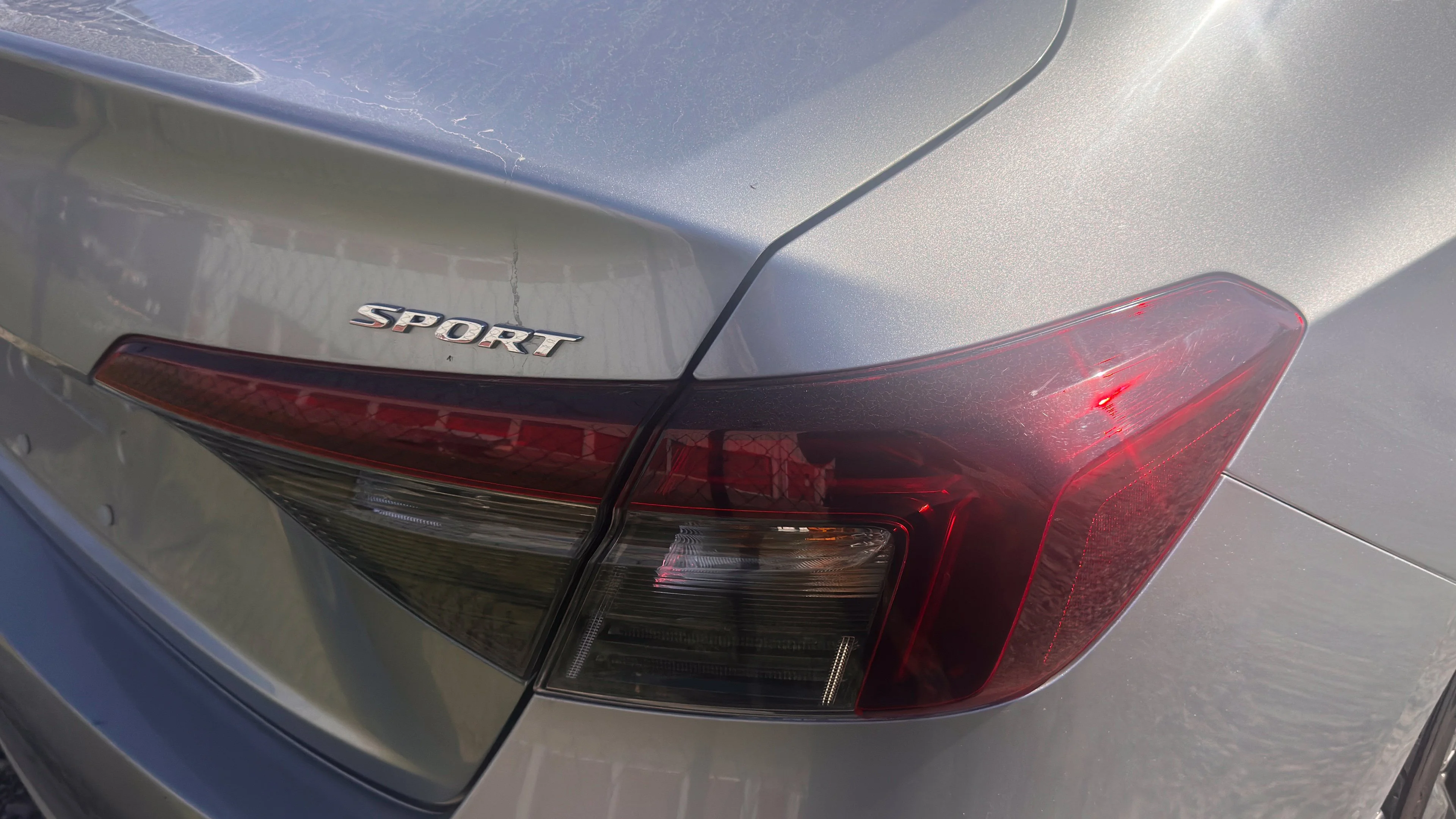 Used 2025 Solar Silver Metallic Honda Sport image 6