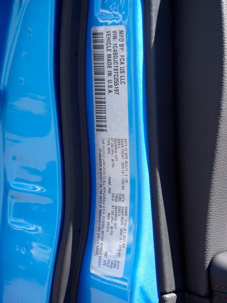 New 2026 B5 Blue Exterior Paint Dodge GT Plus HEMI V8 image 31