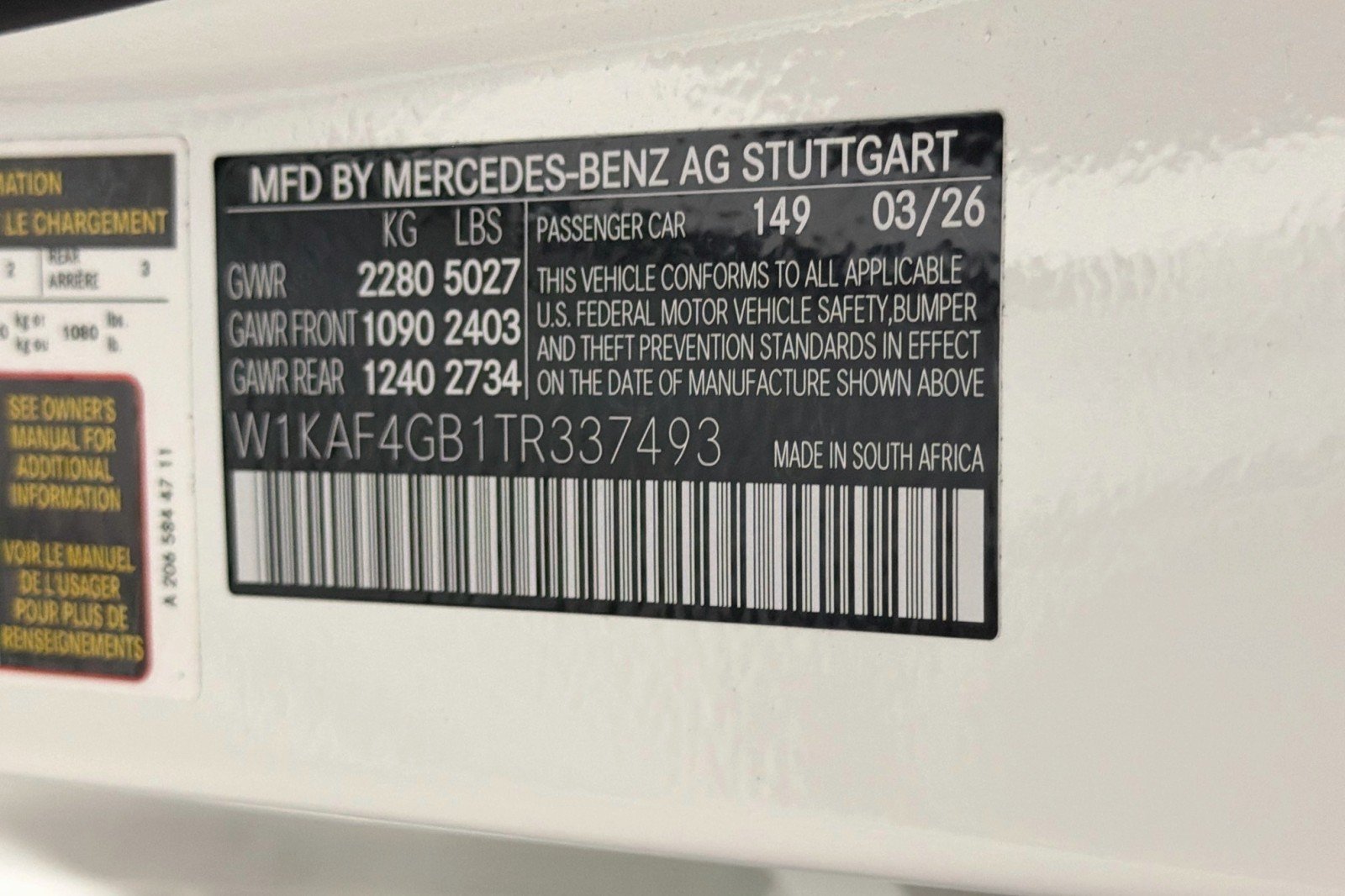 New 2026 Polar White Mercedes-Benz C 300 Sedan image 24