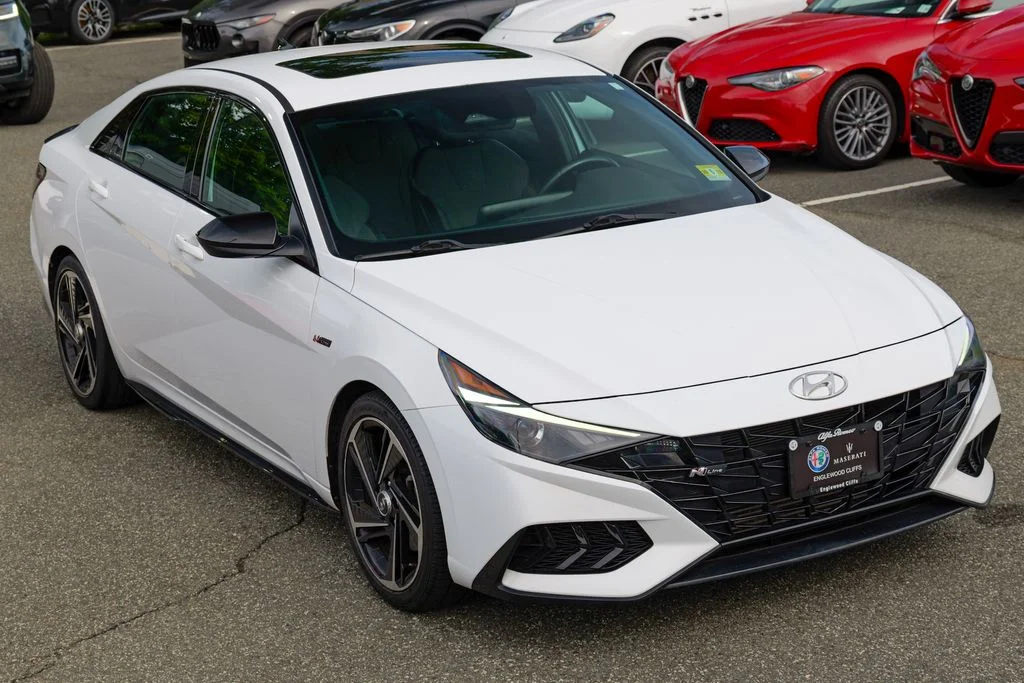 Used 2021 Ceramic White Hyundai N Line image 9