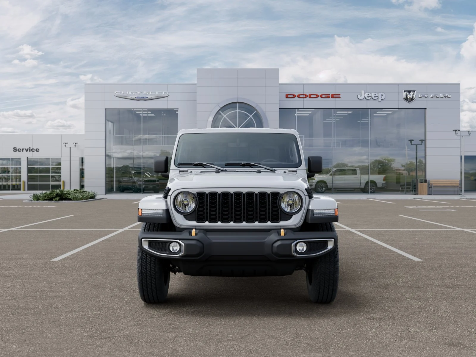 New 2026 Bright White Clear-Coat Exterior Paint Jeep 85th Anniversary Edition image 33