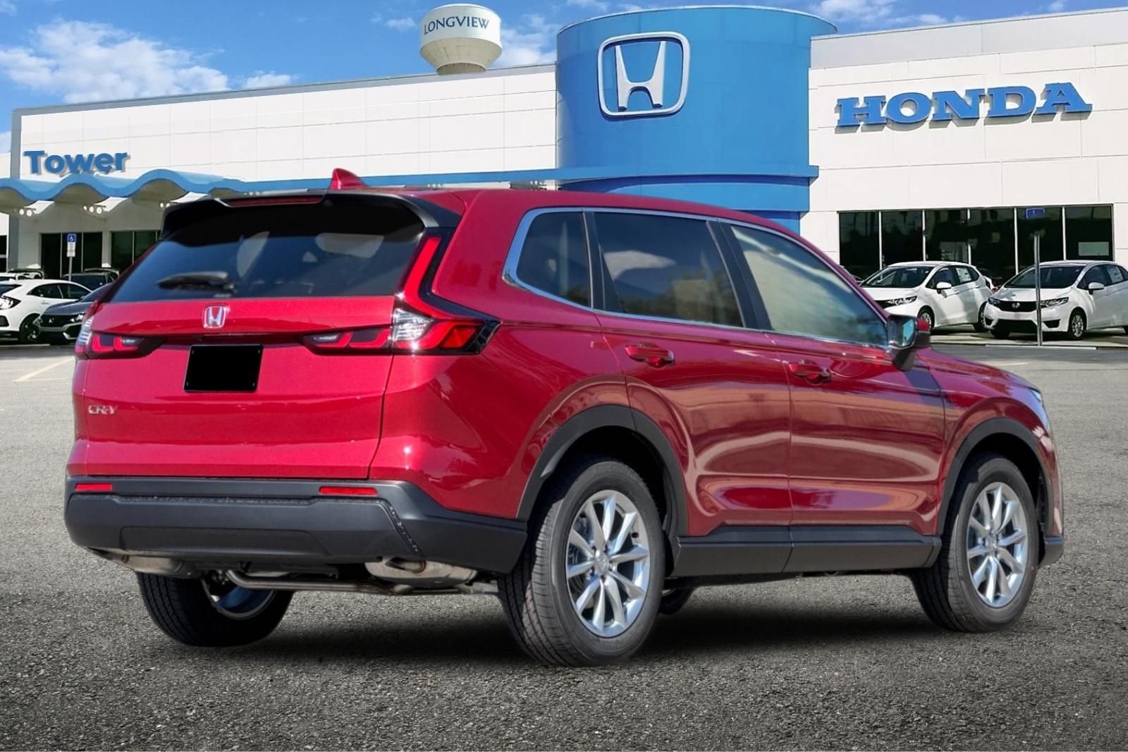 New 2026 Radiant Red Metallic Honda EX image 4