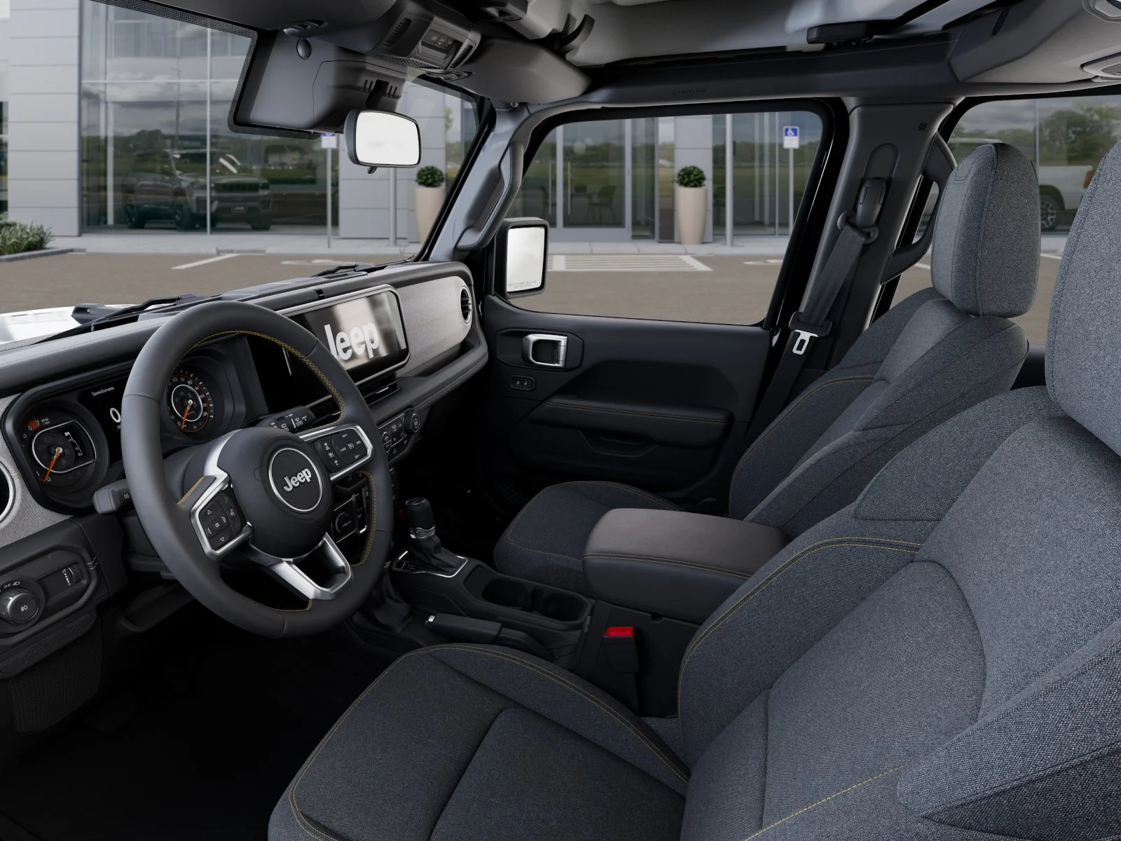 New 2025 Black Clear-Coat Exterior Paint Jeep Sahara image 49