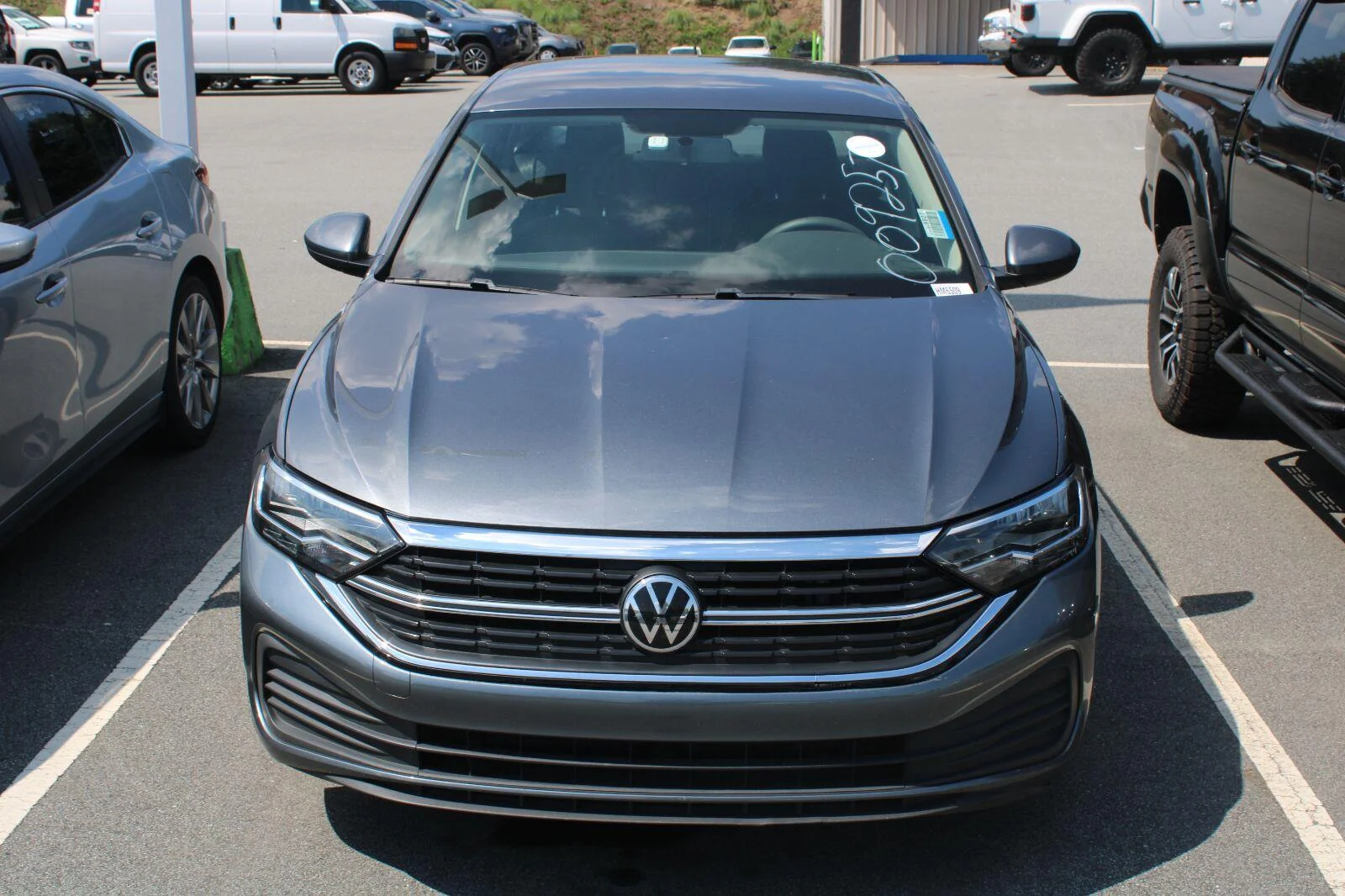 Used 2022 Platinum Gray Metallic Volkswagen S image 2
