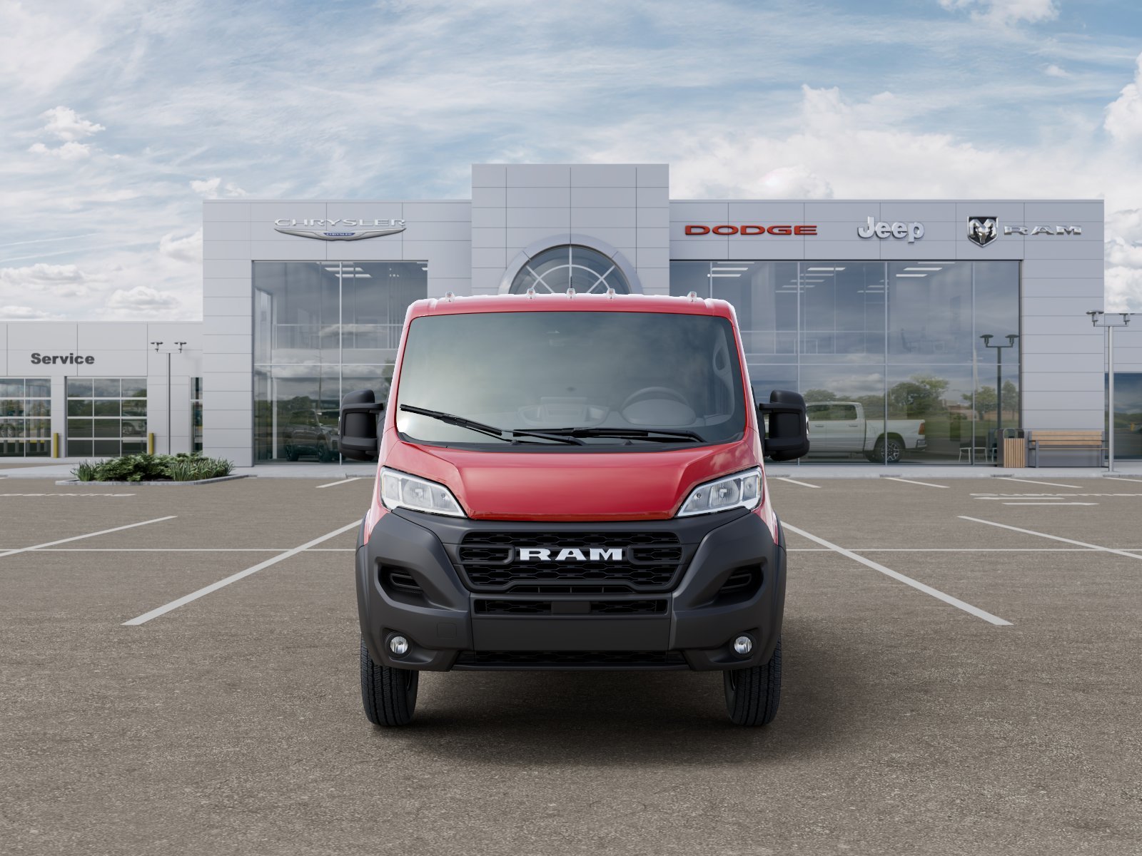 New 2026 Flame Red Clear-Coat Exterior Paint Ram Low Roof image 32