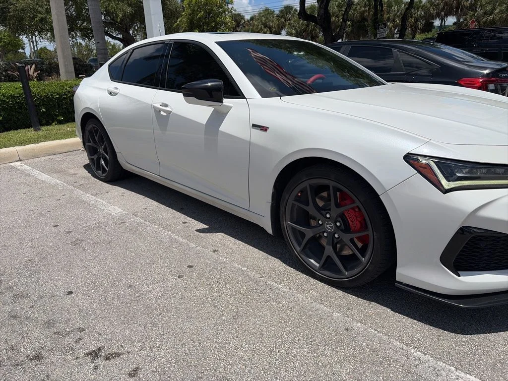 Used 2023 Platinum White Acura Type S image 2