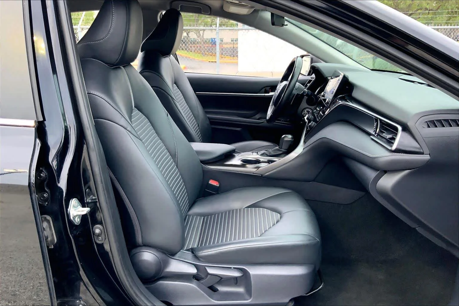 Used 2024 Midnight Black Metallic Toyota SE image 9