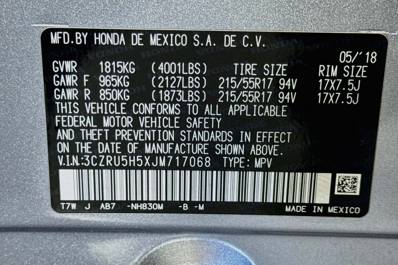 Used 2018 Lunar Silver Metallic Honda EX image 30