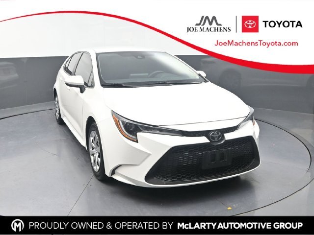 Used 2021 White Toyota LE image 1