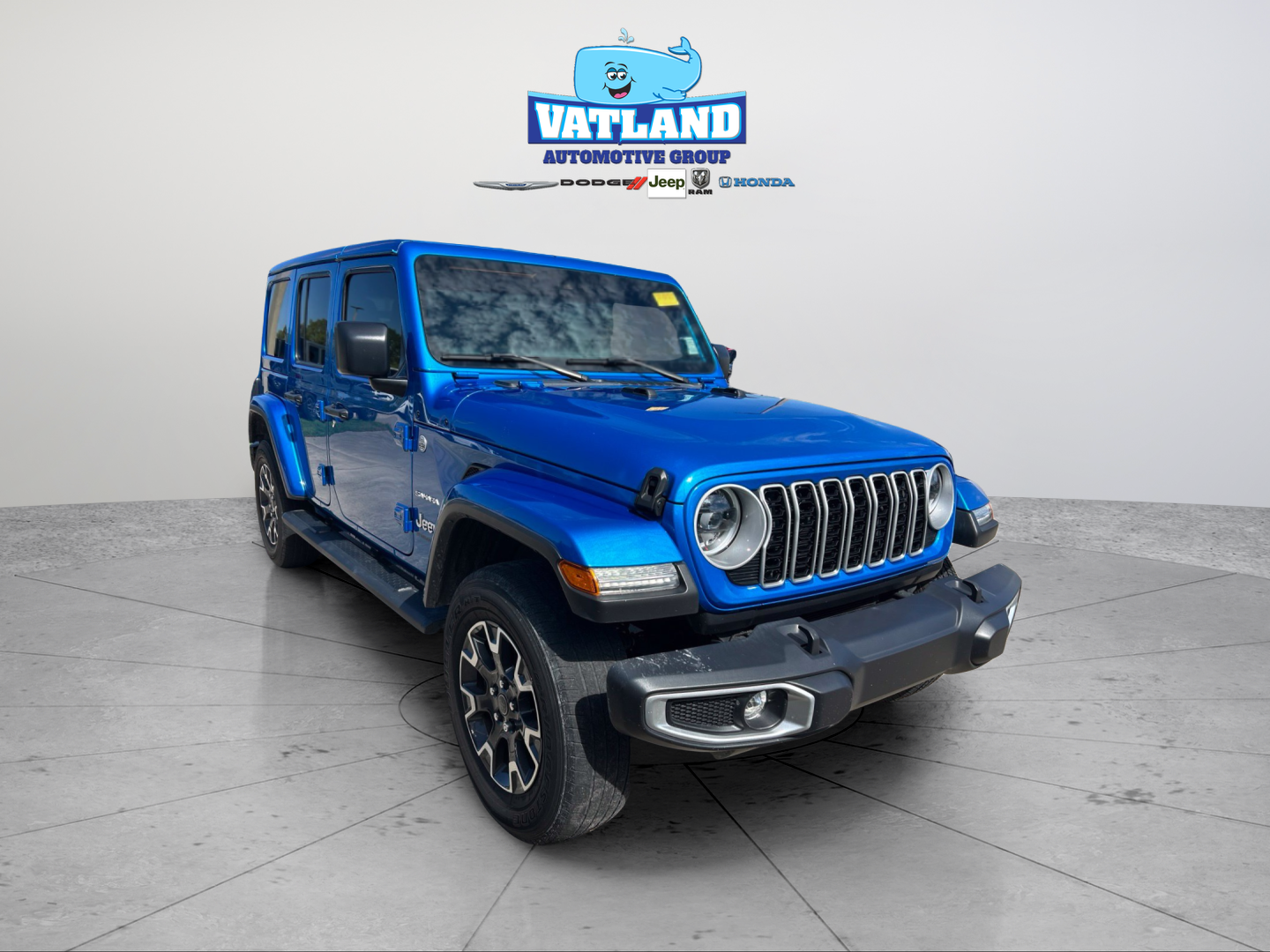 Used 2024 Blue Jeep Sahara image 7