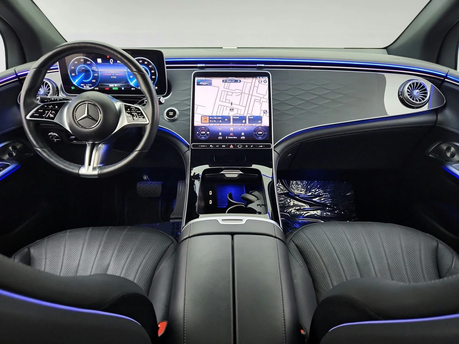 Certified Used 2023 Obsidian Black Metallic Mercedes-Benz EQE 500 image 21