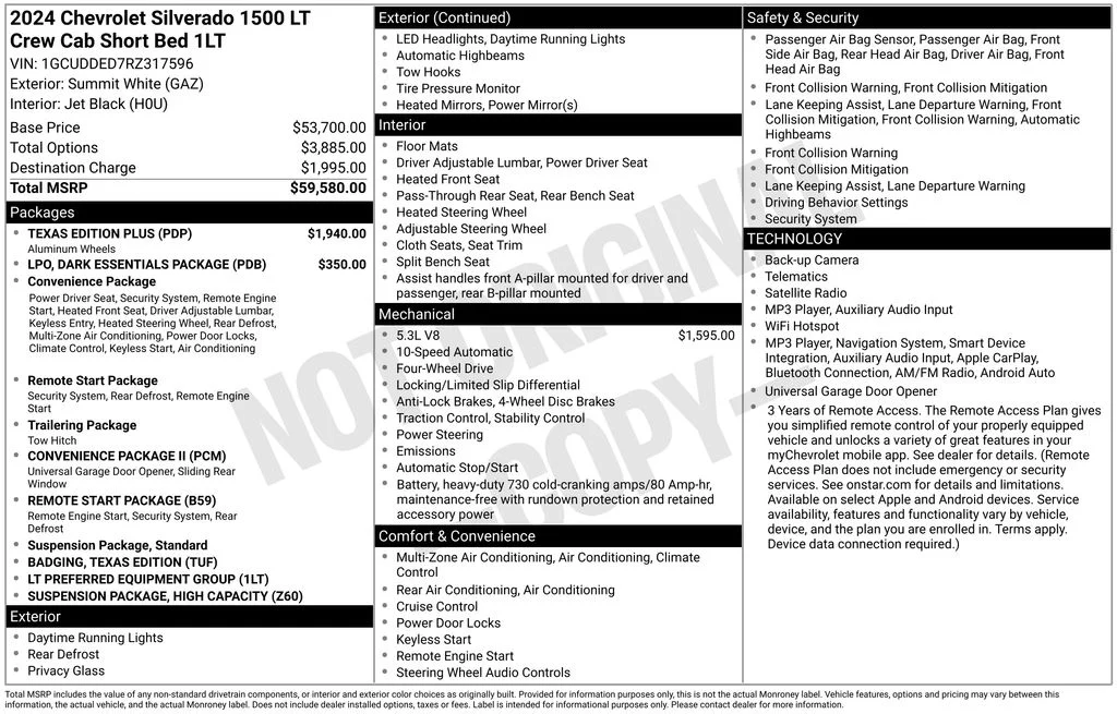 Used 2024 White Chevrolet LT image 45