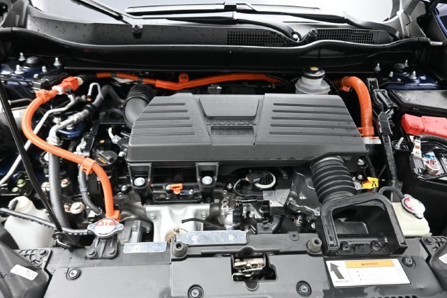 Certified Used 2021 Obsidian Blue Pearl Honda HYBRID EX image 31