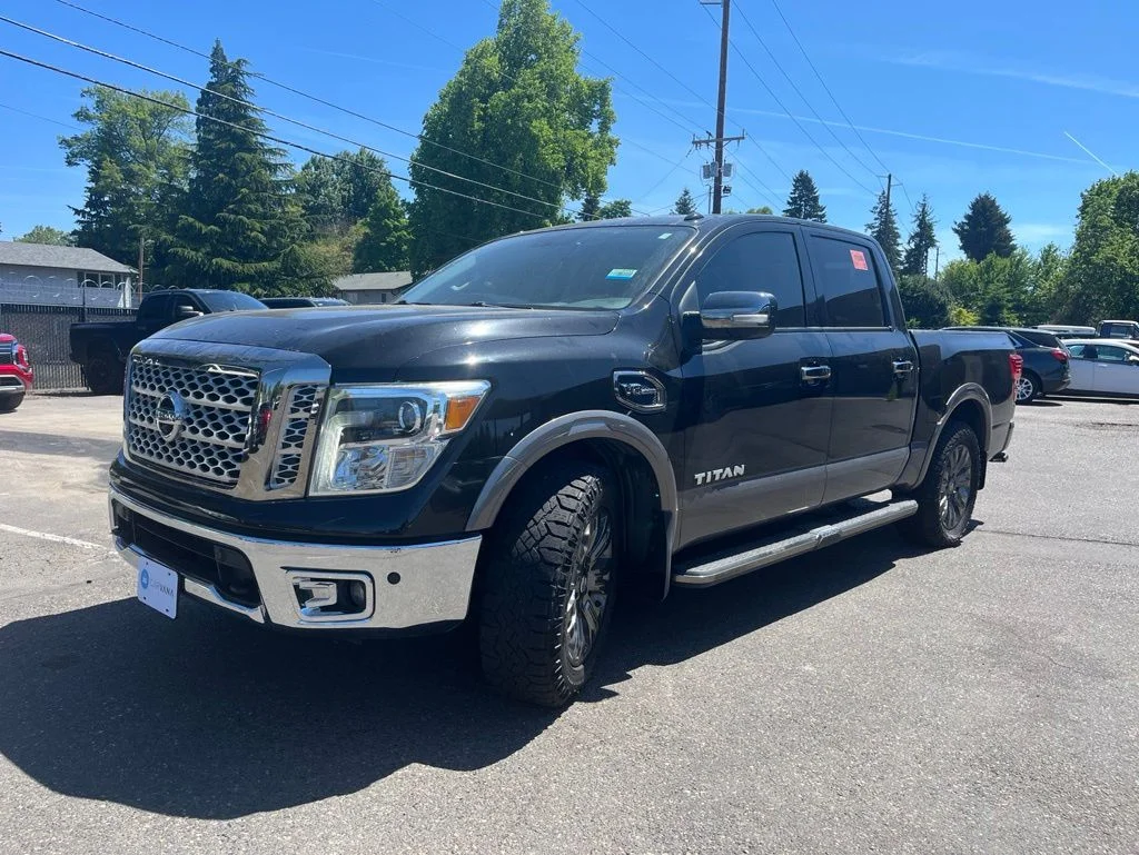 Used 2017 Black Nissan Platinum Reserve image 3