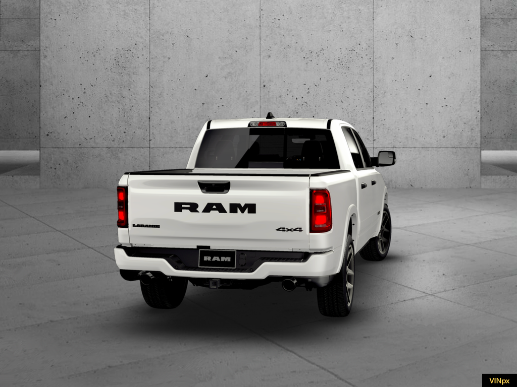 New 2026 Bright White Clear-Coat Exterior Paint RAM Laramie image 13