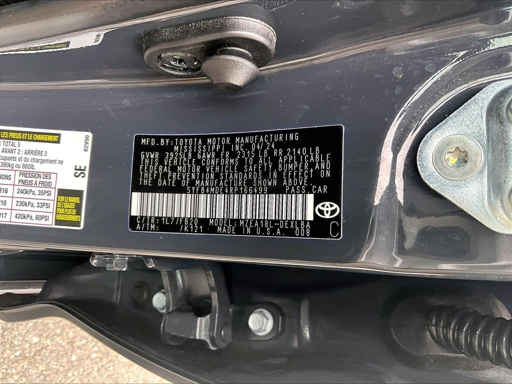 Used 2024 Gray Toyota LE image 36