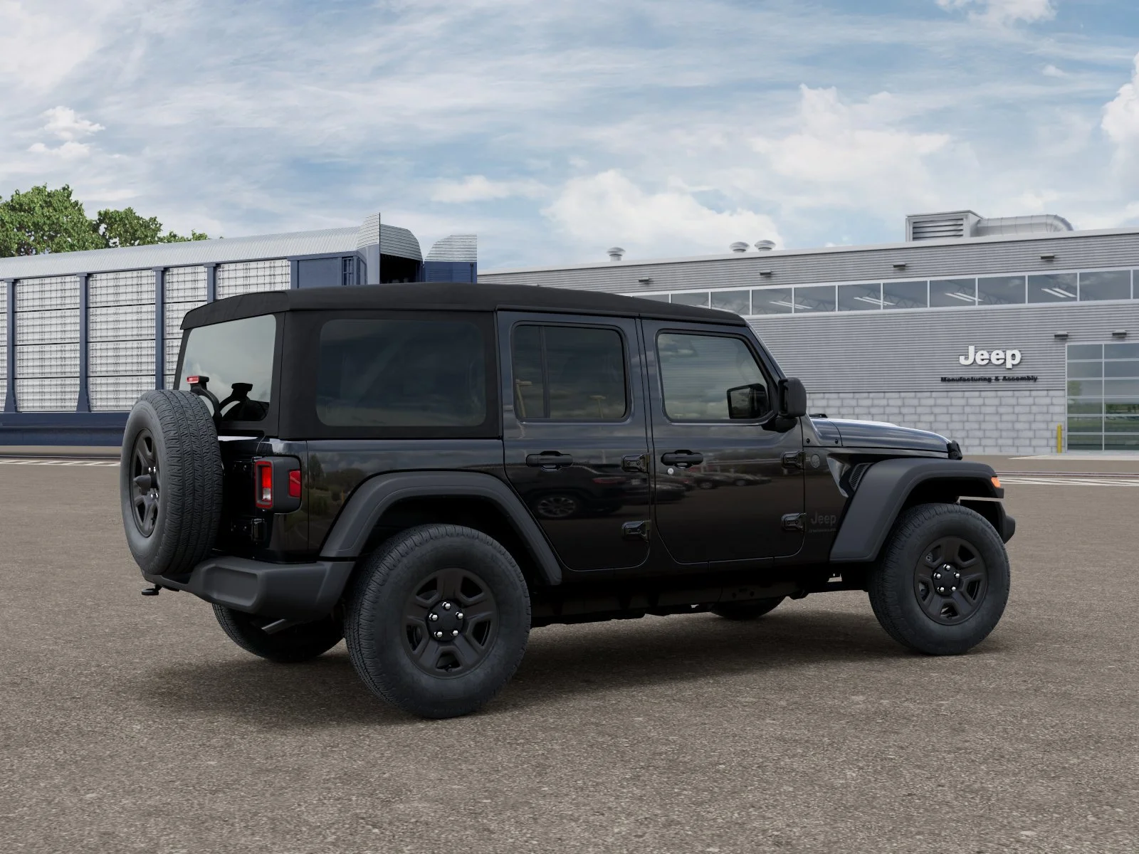 New 2026 Black Clear-Coat Exterior Paint Jeep Sport image 4