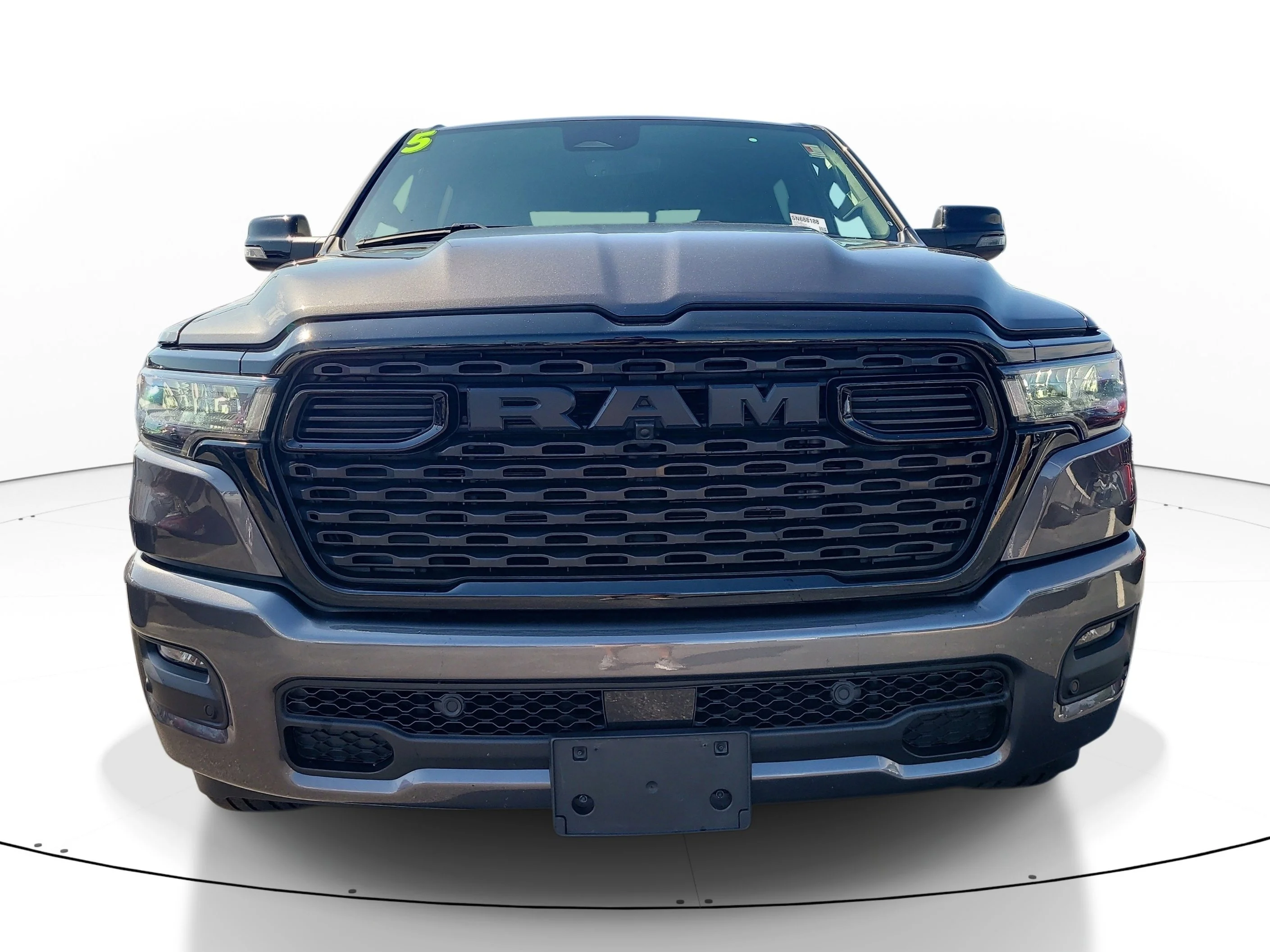 Used 2025 Granite Crystal Metallic Clearcoat Ram Big Horn image 2