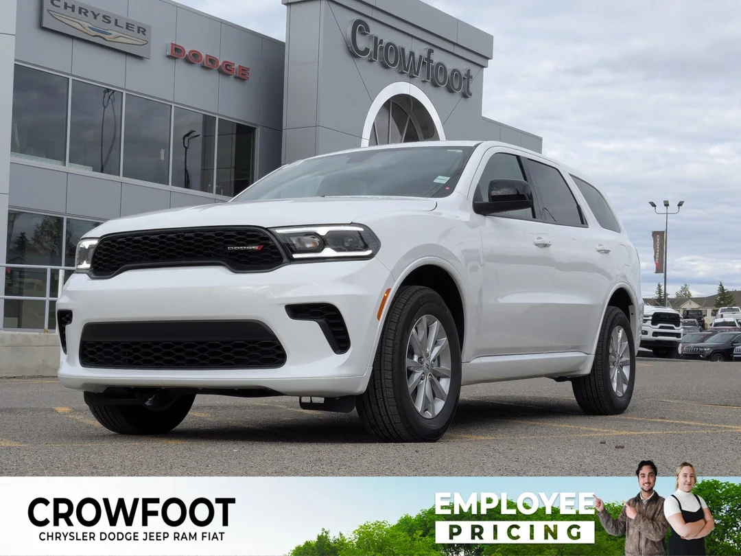 New 2026 White Dodge SXT - - AWD - 3.6L Pentastar V6 - Michelin All- Season Tires - 18 Alum Wheels & More! image 1