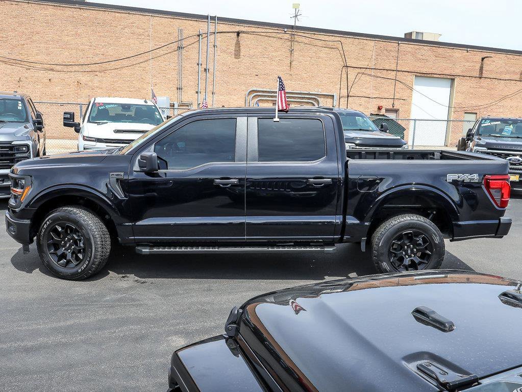 Used 2024 Agate Black Metallic Ford STX image 6