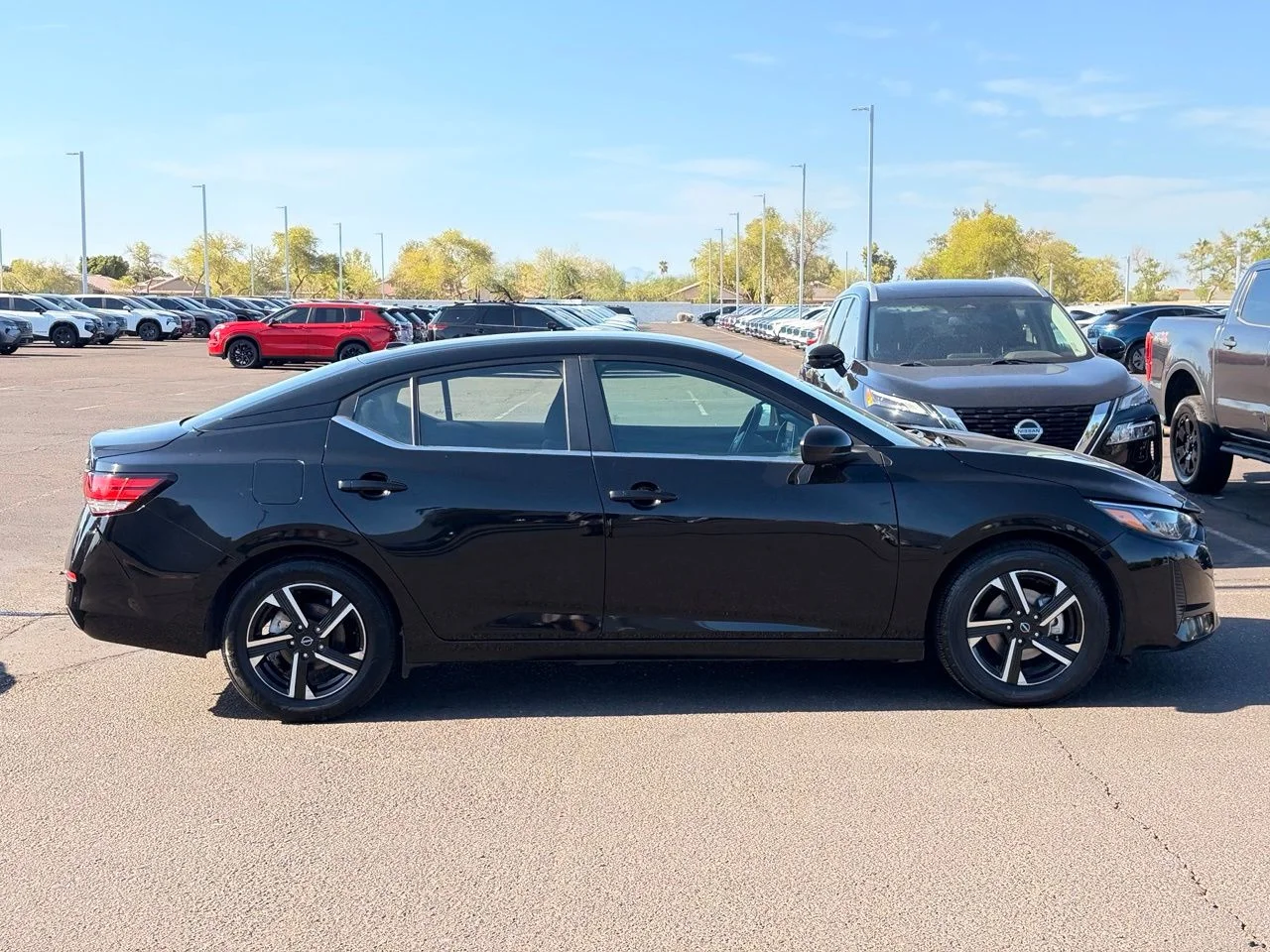 Used 2024 Super Black Nissan SV image 5