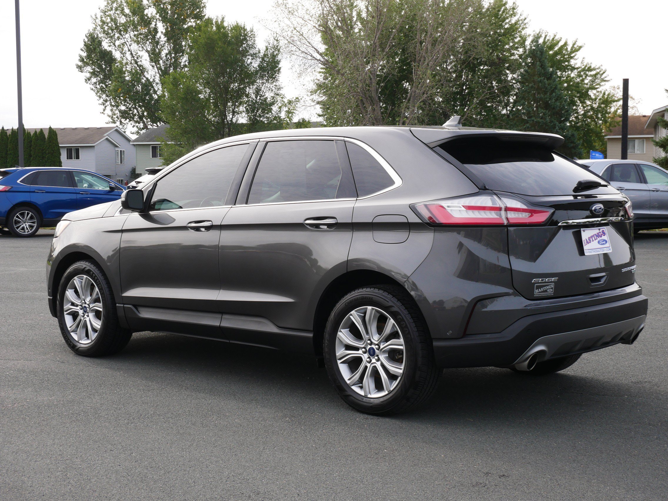 Certified Used 2019 Stone Gray Metallic Ford Titanium image 3