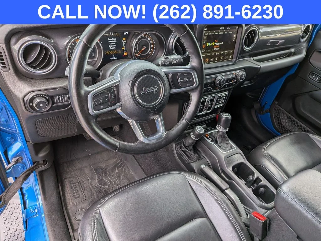 Used 2021 Blue Jeep Unlimited Sahara Altitude image 10