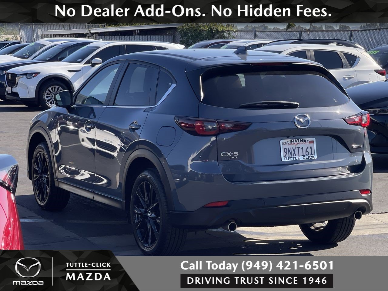 Used 2024 Polymetal Gray Metallic Mazda 2.5 S Carbon Edition image 4