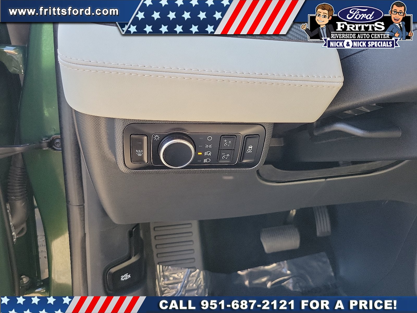 Certified Used 2024 Green Metallic Ford Premium image 12