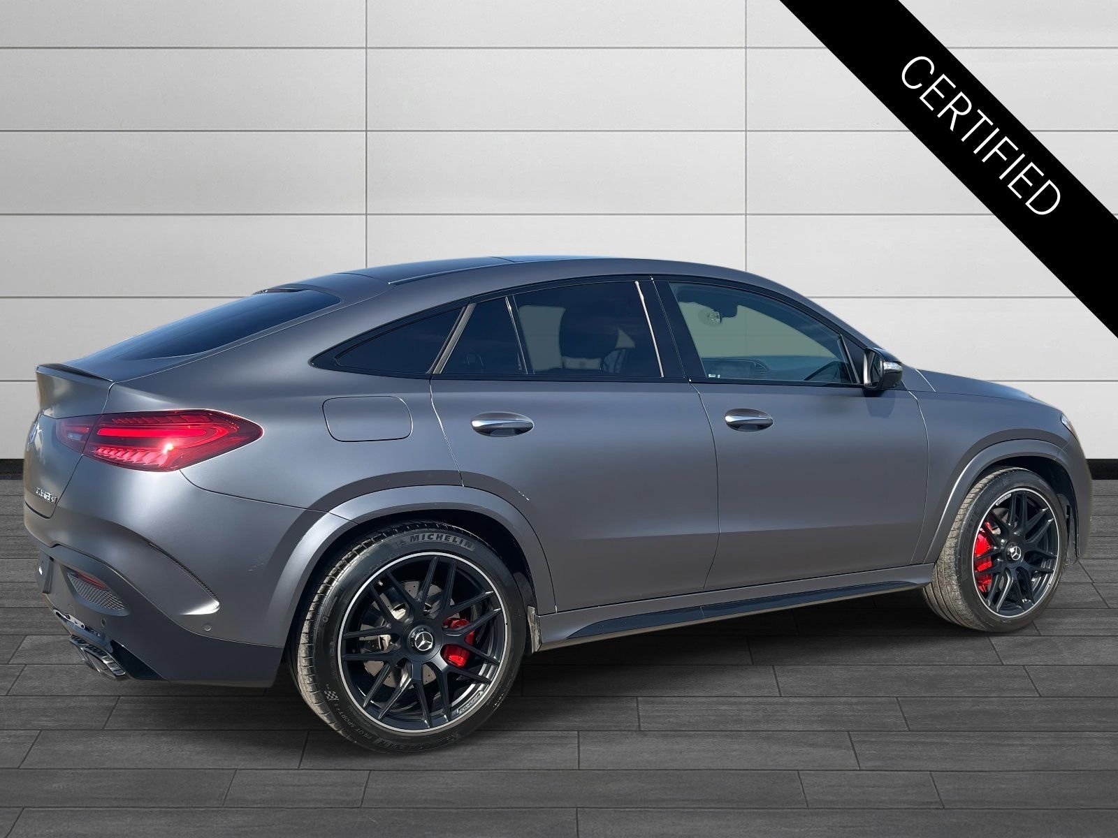 Certified Used 2025 Moonlight White Metallic Mercedes-Benz GLE 63 S AMG® image 3