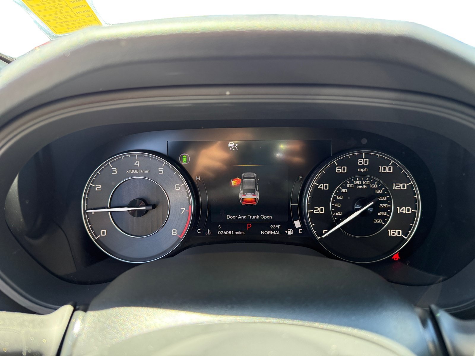 Used 2021 Platinum White Pearl Acura Technology Package image 11