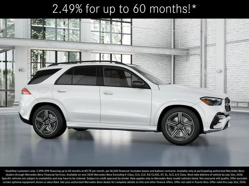 New 2026 MANUFAKTUR Moonlight White Metallic Mercedes-Benz GLE 450 image 14