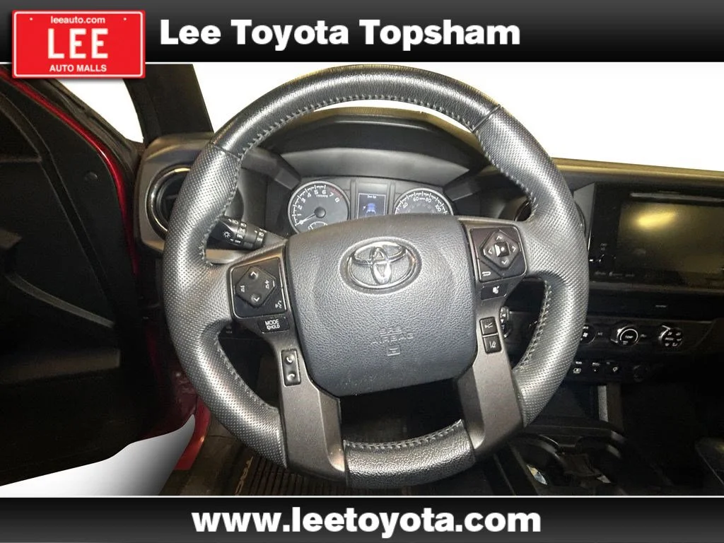 Used 2019 Barcelona Red Metallic Toyota TRD Sport image 12