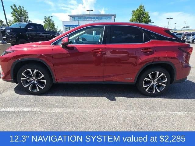 Used 2021 Red Lexus RX 450h image 3
