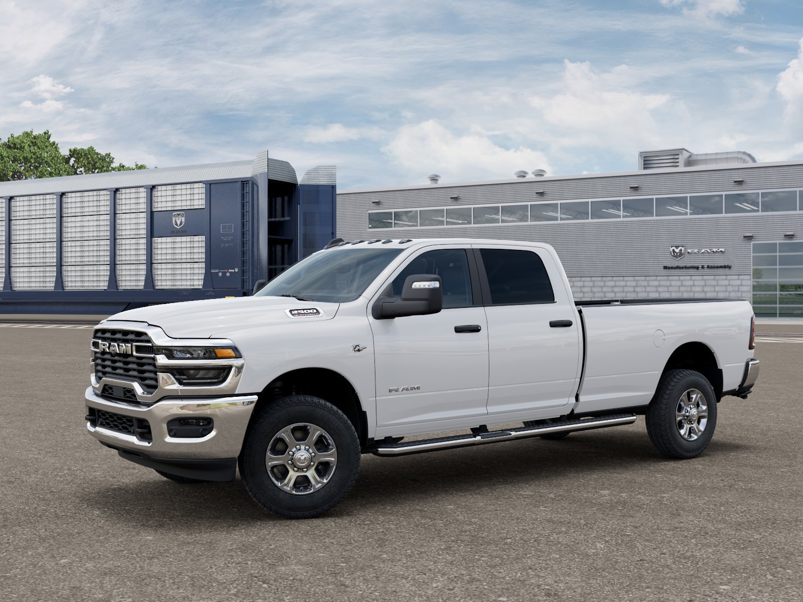 New 2027 Bright White Clear-Coat Exterior Paint RAM BIG HORN image 1