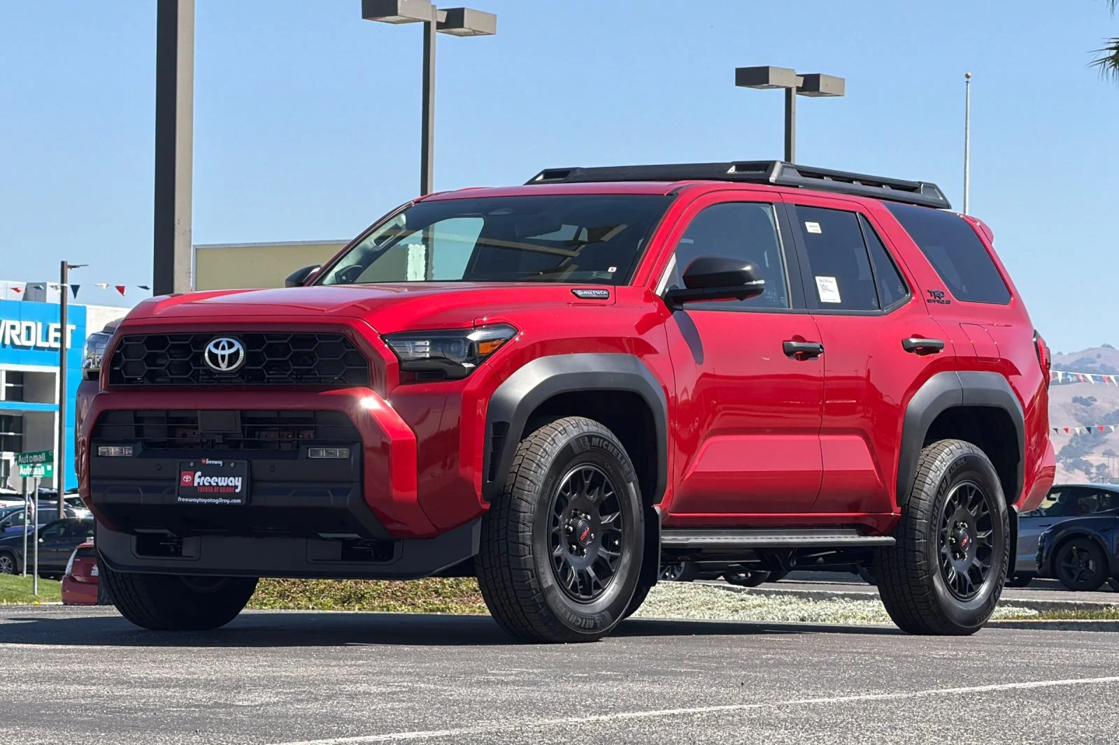 New 2026 Supersonic Red Toyota TRD Off-Road Premium i-FORCE MAX image 8