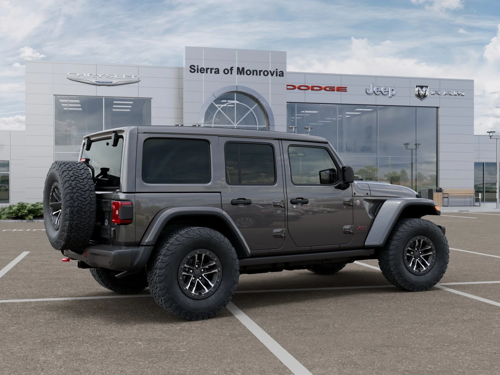 New 2026 Granite Crystal Metallic Clear-Coat Exterior Paint Jeep Rubicon image 4