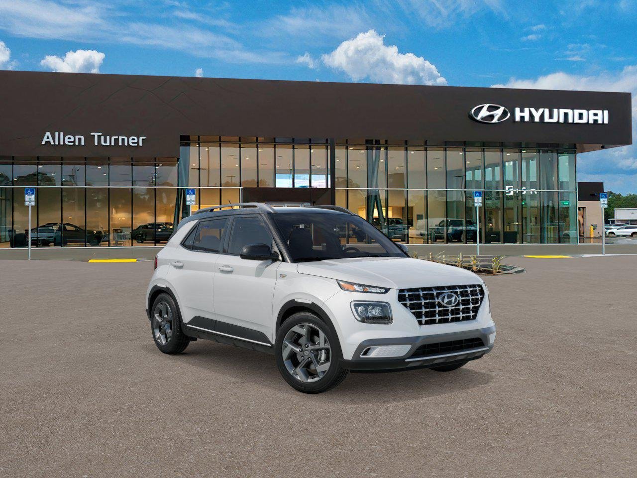 New 2026 Lunar White w/Black Roof Hyundai SEL w/Two-Tone Roof image 2