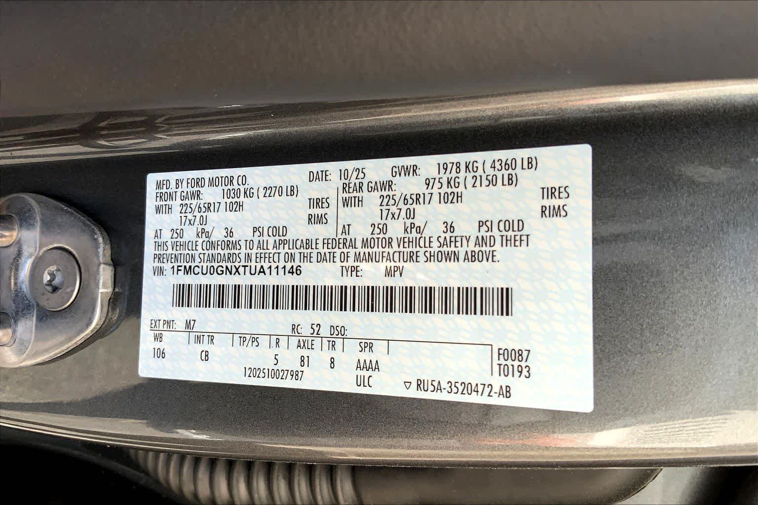New 2026 Carbonized Gray Metallic Ford Active® image 16