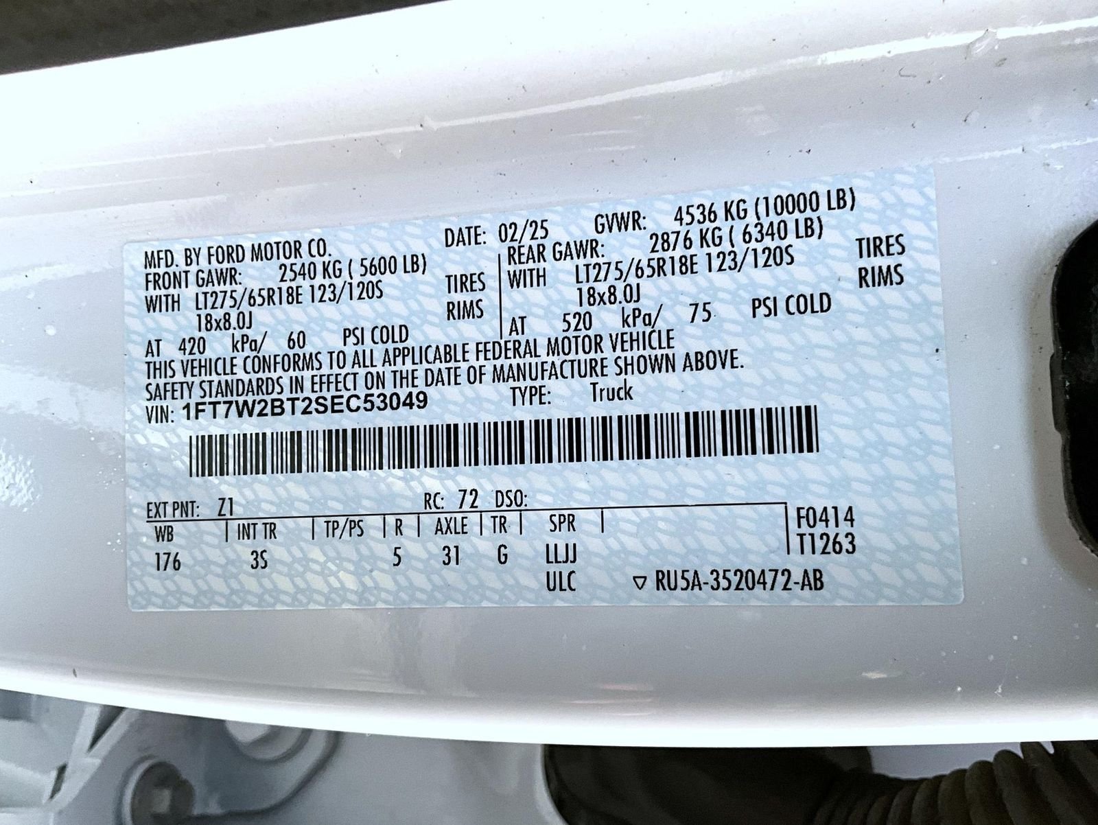 Used 2025 White Ford XLT image 27