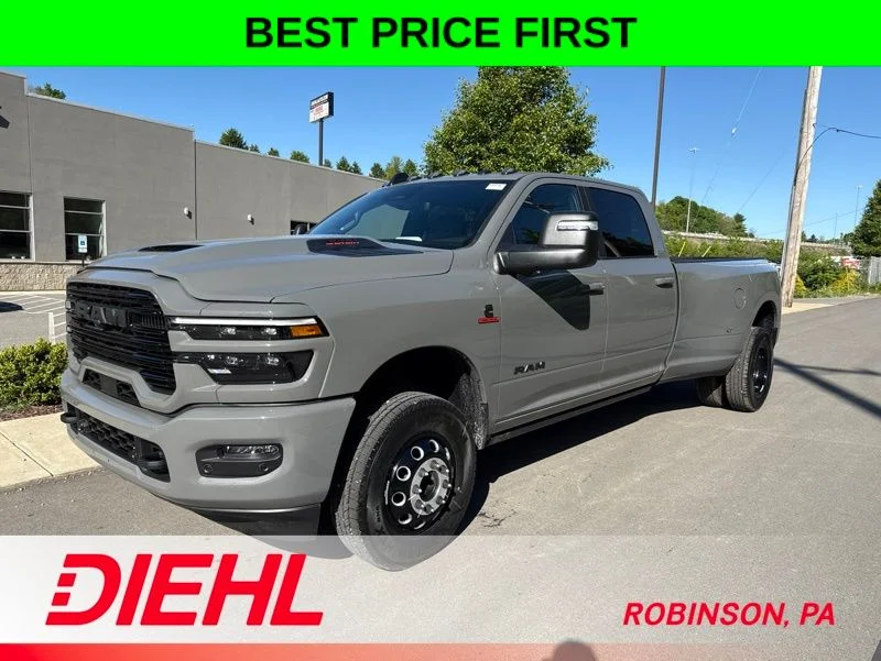 New 2026 Ceramic Gray Clear-Coat Exterior Paint RAM Laramie image 3