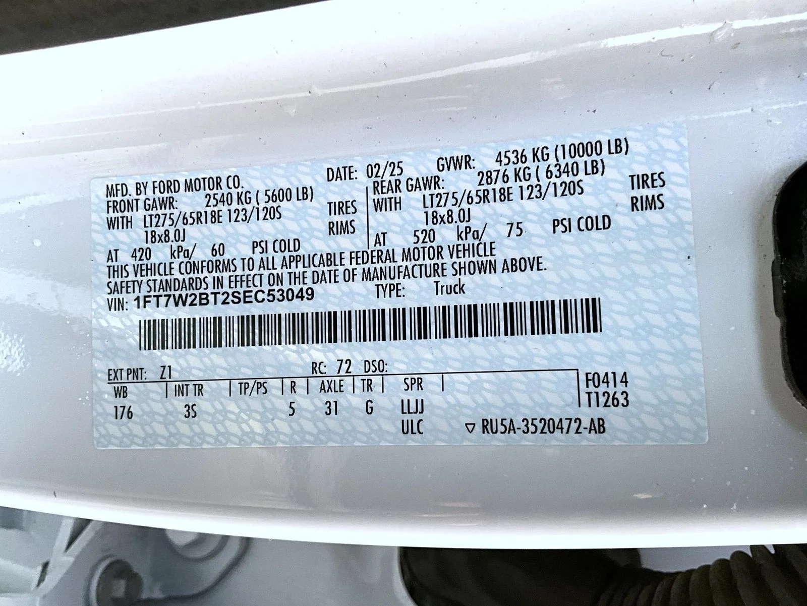 Used 2025 White Ford XLT image 27