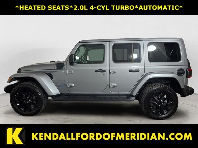 Used 2021 Jeep Wrangler Unlimited Sahara 4XE with VIN 1C4JJXP69MW658777 for sale in Meridian, ID